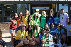 A picture with 2/5 of the counselors