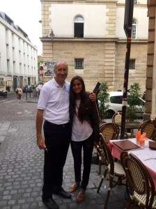 Dinner with my dad's friend colleague/mentor/friend